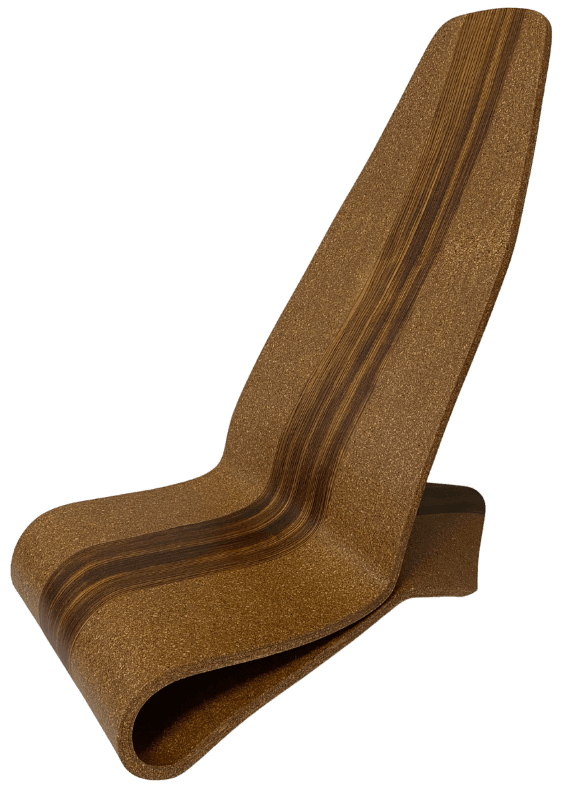 Lounge-Relax-Stuhl aus Eschenholz