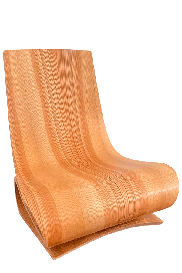 Lounge-Relax-Stuhl aus Eschenholz