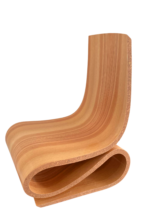  Lounge-Relax-Stuhl aus Eschenholz