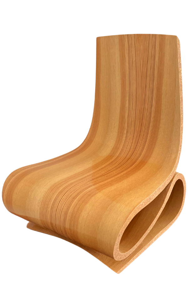  Lounge-Relax-Stuhl aus Eschenholz